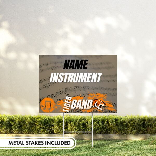 Tiger Band Yard Sign Thumbnail