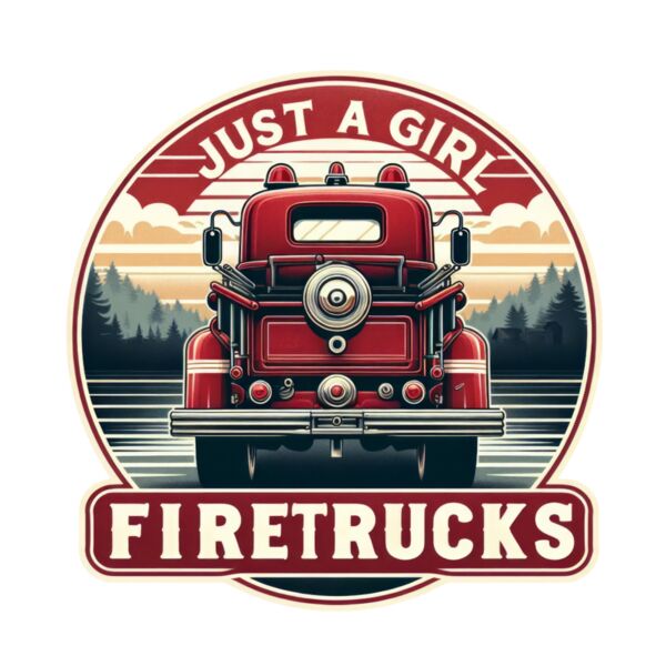 Just A Girl Fire Truck Thumbnail